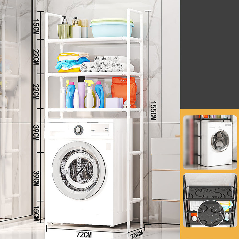 🛁🔥 Étagère de rangement sans perçage salle de bain buanderie fixation adhésive gain de place installation ultra simple ✨