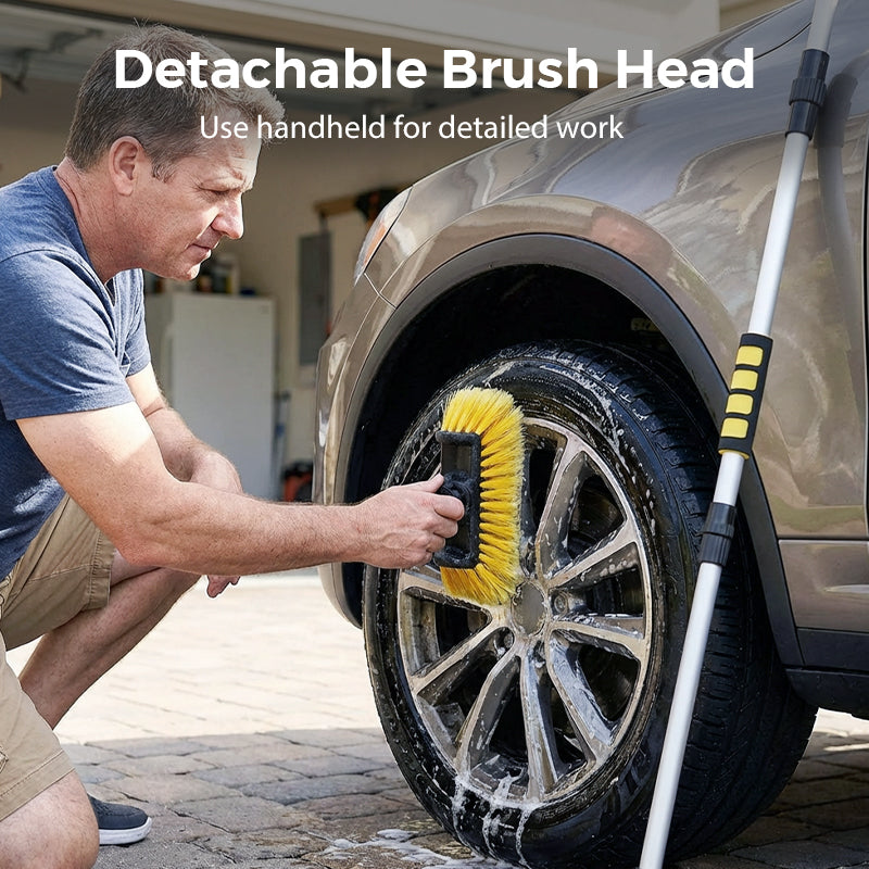 Brosse de Lavage Voiture avec Manche Long Télescopique