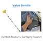 Brosse de Lavage Voiture avec Manche Long Télescopique