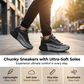 👟Chaussures Homme à Semelle Épaisse – Design Tendance, Antidérapantes & Durable (Beige-Bleu/Blanc/Noir-Gris)