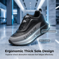 👟Chaussures Homme à Semelle Épaisse – Design Tendance, Antidérapantes & Durable (Beige-Bleu/Blanc/Noir-Gris)