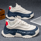 👟Chaussures Homme à Semelle Épaisse – Design Tendance, Antidérapantes & Durable (Beige-Bleu/Blanc/Noir-Gris)