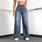 ✨Offre à durée limitée-Jean pour femme à taille haute et coupe droite