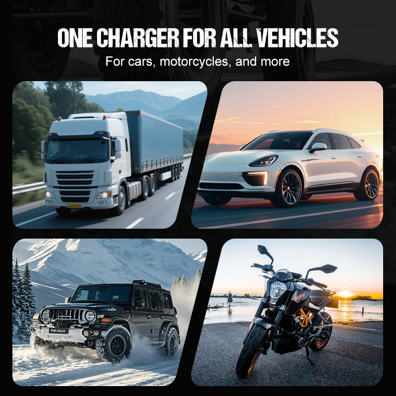 ⚡🛒 -50% ! 🔋Chargeur de Batterie Voiture 12V 6A – Intelligent, Numérique, 6-100Ah