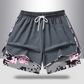 Short de sport femme décontracté avec doublure intégrée