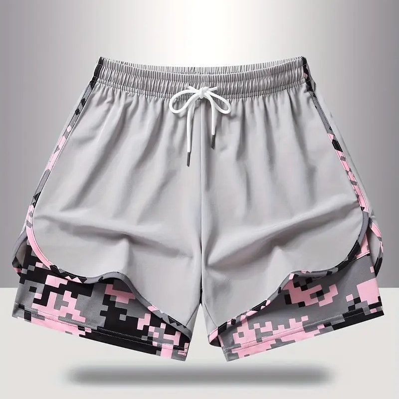 Short de sport femme décontracté avec doublure intégrée