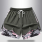 Short de sport femme décontracté avec doublure intégrée