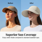 🧢PROMO -50% !⛱️Chapeau de Baseball à Large Bord Femme – Protection UV, Léger & Respirant (6 Options, Tour 54-60 cm)