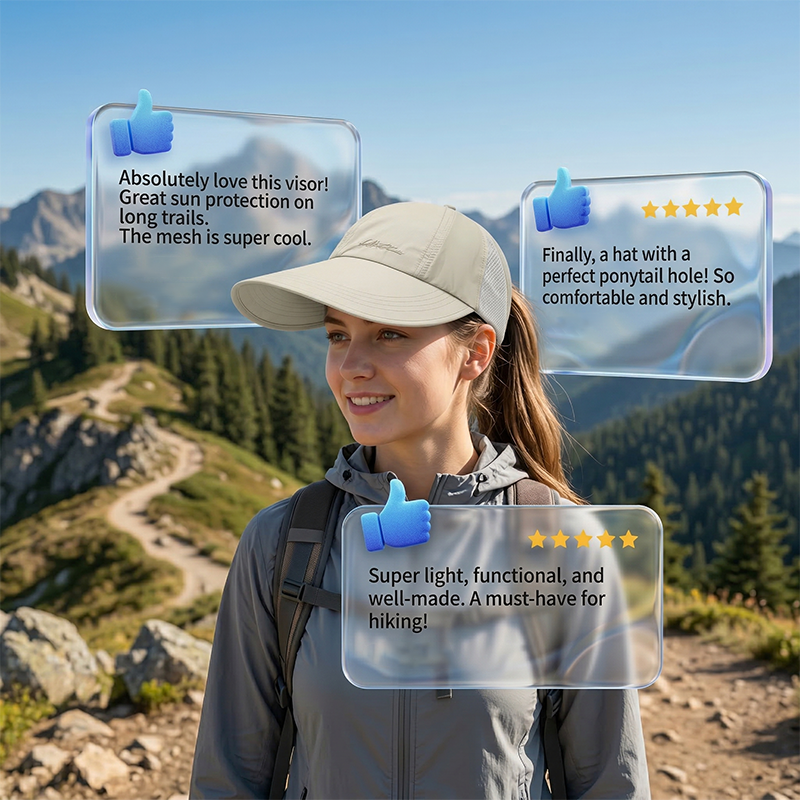 🧢PROMO -50% !⛱️Chapeau de Baseball à Large Bord Femme – Protection UV, Léger & Respirant (6 Options, Tour 54-60 cm)