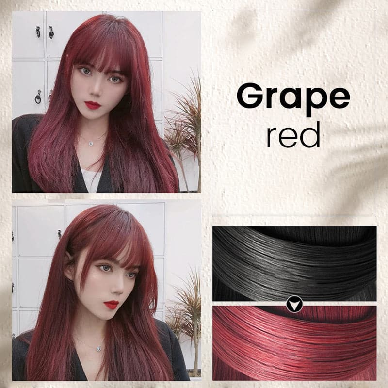 📢📢50 % DE RÉDUCTION !!!⏰Coloration Capillaire Végétale Colorée avec Peigne Applicateur Innovant👱