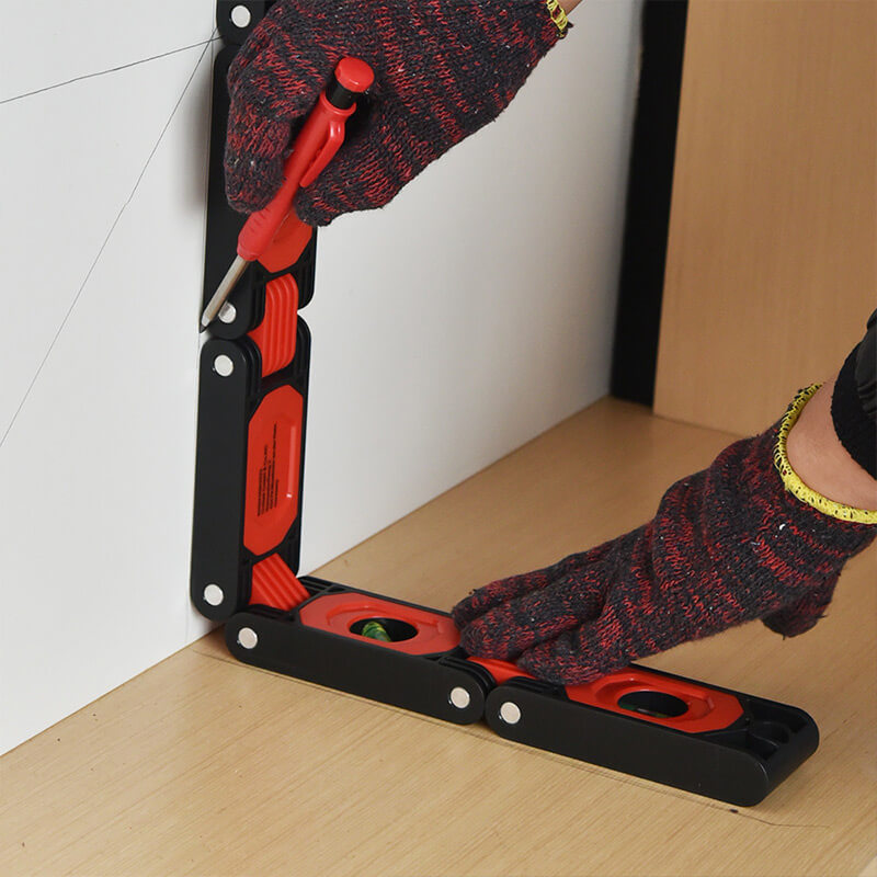 📐 50% DE RÉDUCTION! 🔧 Règle à Niveau à Bulle Pliable Multifonctionnelle – Mesure Précise, Compacte & Idéale pour le Bricolage 🛠️