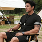 💎 -50% SUR L'ENSEMBLE 2 PIÈCES HOMME ! 💎 T-Shirt Rayé & Short, Tissu Respirant & Cordon de Serrage ✨
