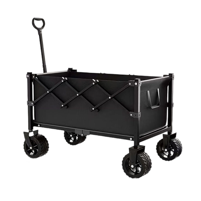 💯🛒 PROMO FLASH 56% ! Chariot Pliable de Transport Extérieur – Cadre Acier, Roues Détachables 360°, Capacité 80kg, 130L, 2 Tailles, Parfait pour Pique-Nique, Plage & Jardinage 🌿