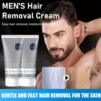 Crème dépilatoire pour homme à action rapide