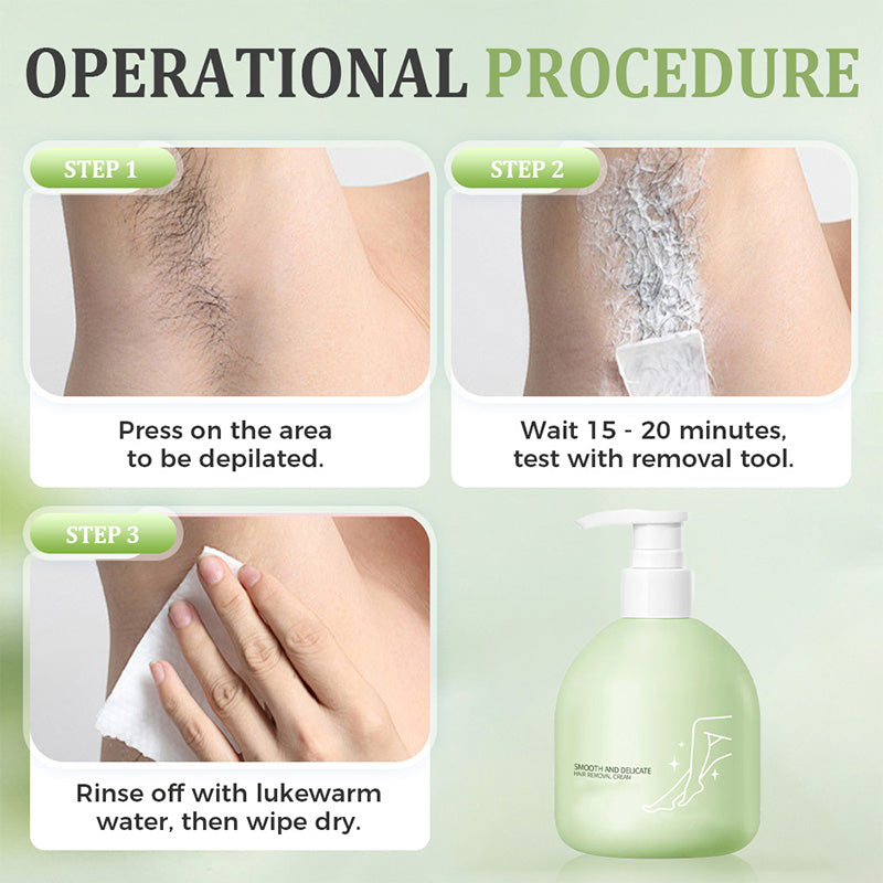 💐50% DE RÉDUCTION ! Crème dépilatoire douce – Sans irritation, peau lisse ✨🌸【Plus de 50 000 vendus】