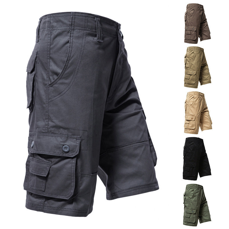🪖 PROMO LIMITÉE : ACHETEZ 2 SHORTS, LIVRAISON GRATUITE ! ✈️ Shorts Cargo Homme Décontractés – Tissu Résistant & Multi-Poches 🏕️
