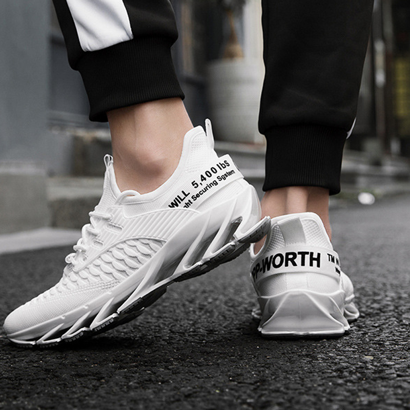 🔥👟Baskets Homme Respirantes – Confort Érgon., Semelle Antidérapante & Style Casual (Blanc/Noir/Kaki/Gris, 39-46)