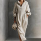 Robe Élégante Femme avec Cordon de Serrage à la Taille