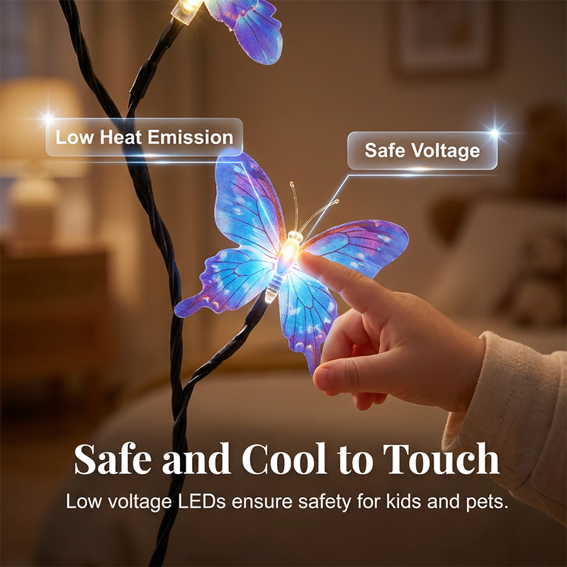💐50% DE RÉDUCTION🦋Guirlande Lumineuse USB – Décoration Murale Magique, Sans Prise🔌