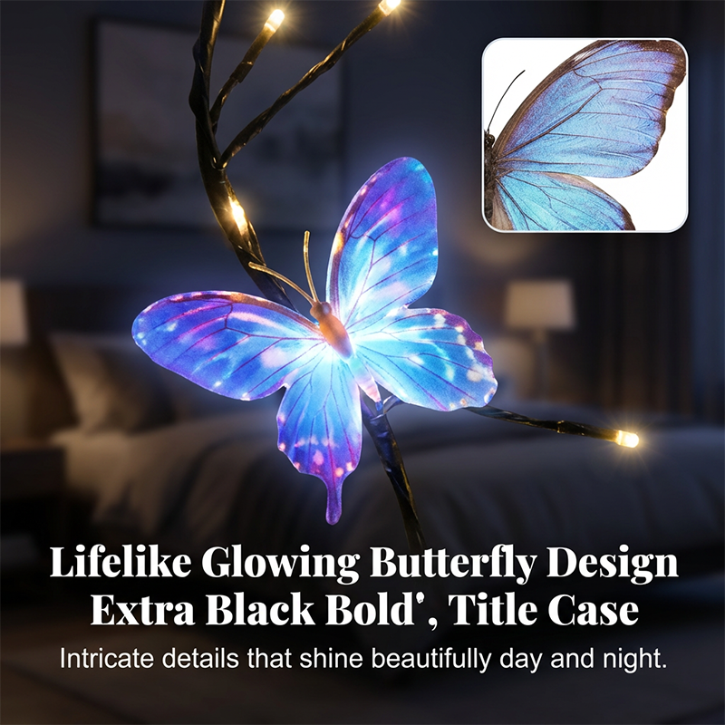 💐50% DE RÉDUCTION🦋Guirlande Lumineuse USB – Décoration Murale Magique, Sans Prise🔌