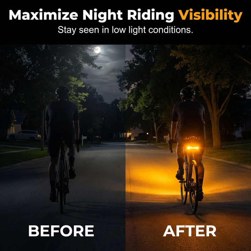 💡🛒 -60% ! 🚲 Clignotant Sans Fil pour Vélo – Rechargeable, Étanche & Parfait pour Plus de Sécurité la Nuit.