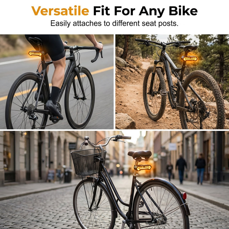 💡🛒 -60% ! 🚲 Clignotant Sans Fil pour Vélo – Rechargeable, Étanche & Parfait pour Plus de Sécurité la Nuit.