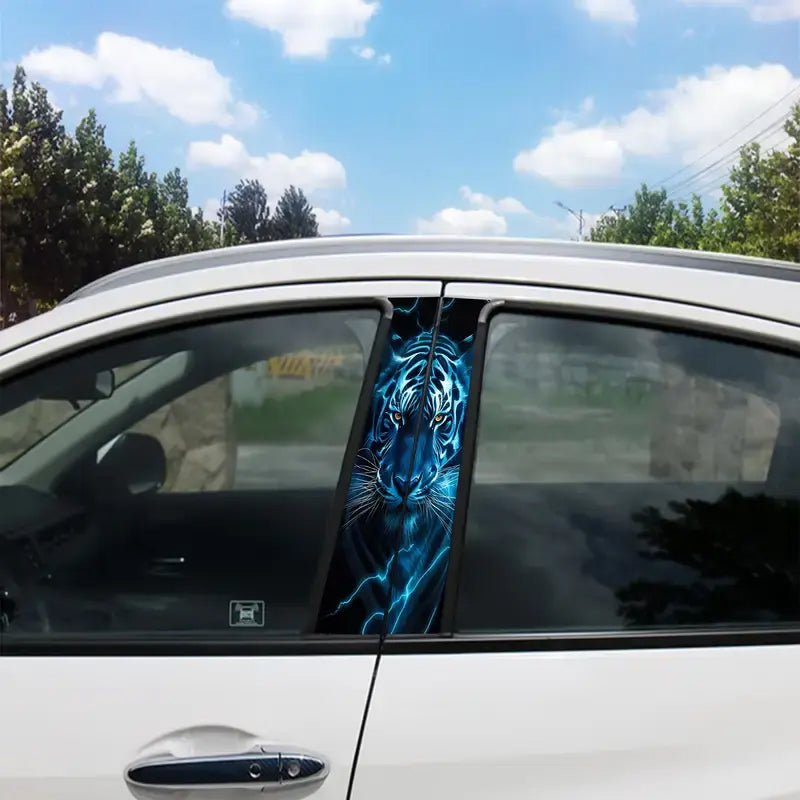 📢📢50% DE RÉDUCTION !!!⏰Lot d'autocollants décoratifs pour les montants B de voiture