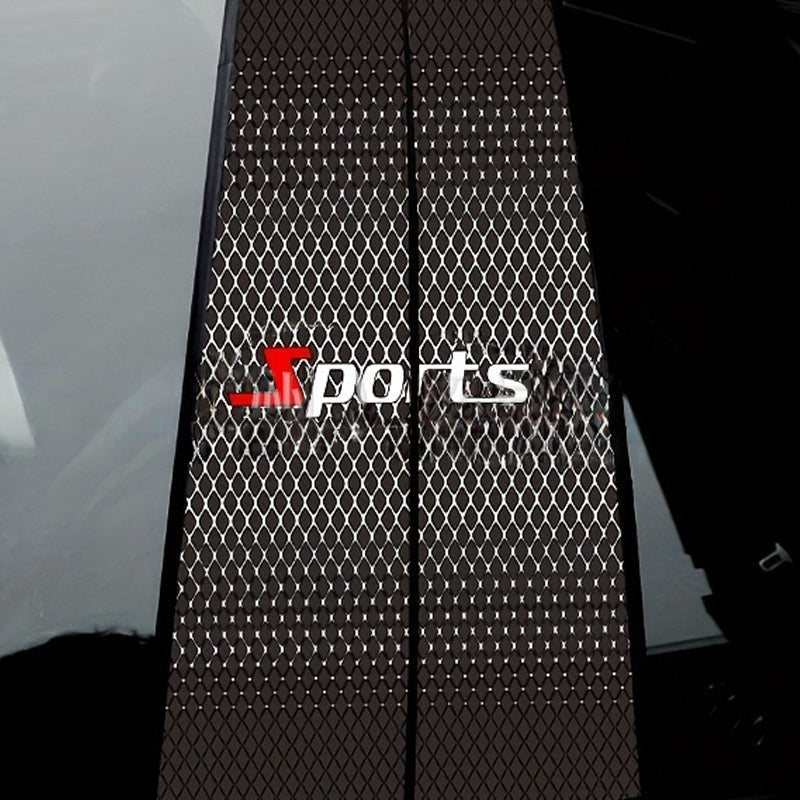 📢📢50% DE RÉDUCTION !!!⏰Lot d'autocollants décoratifs pour les montants B de voiture