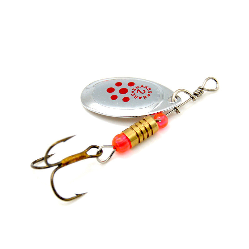Leurre de pêche spinnerbait en métal