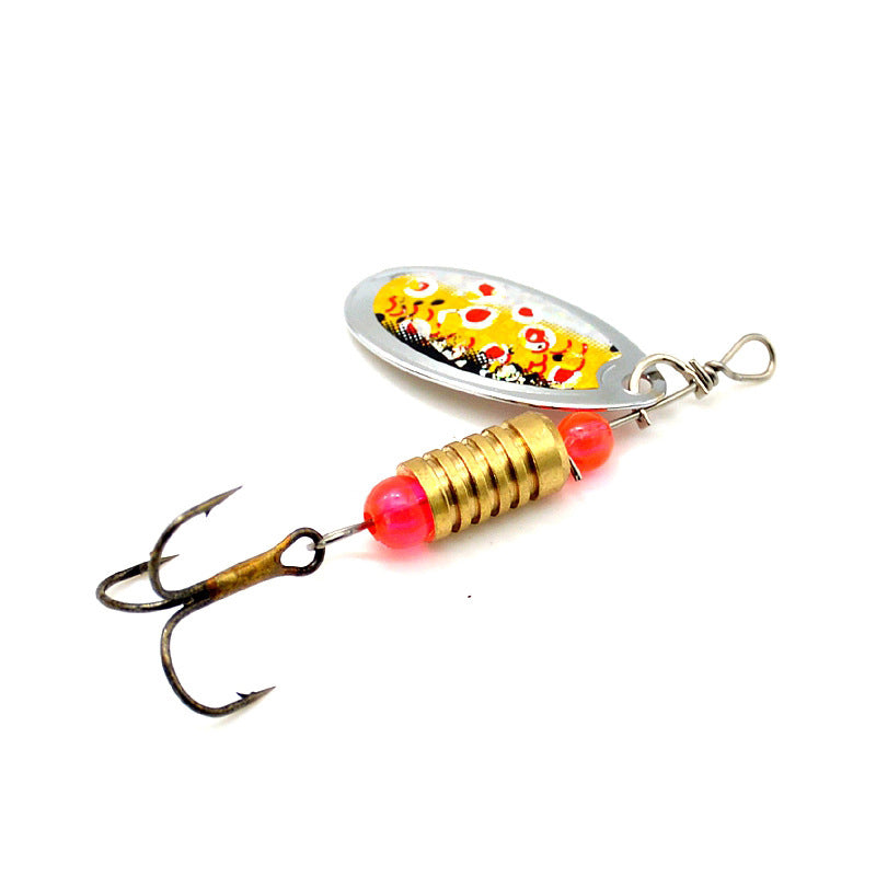 Leurre de pêche spinnerbait en métal