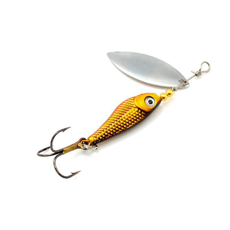 Leurre de pêche spinnerbait en métal