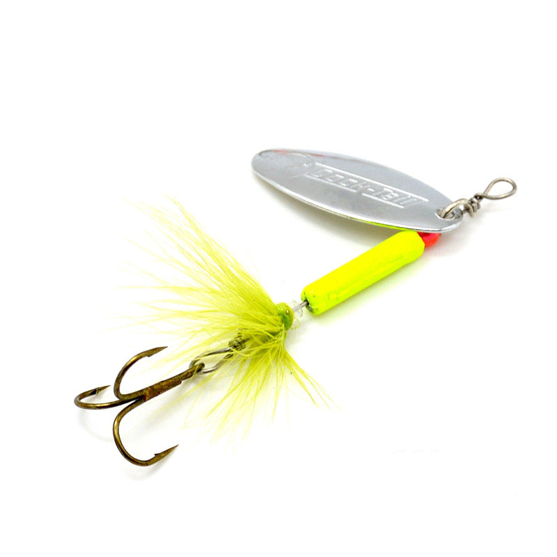 Leurre de pêche spinnerbait en métal