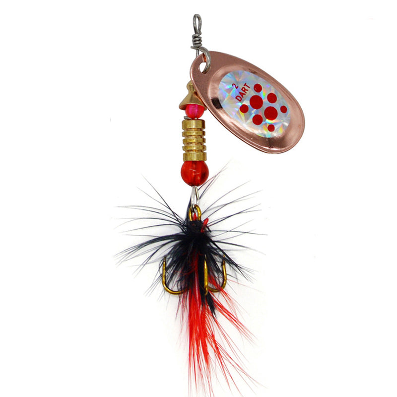 Leurre de pêche spinnerbait en métal