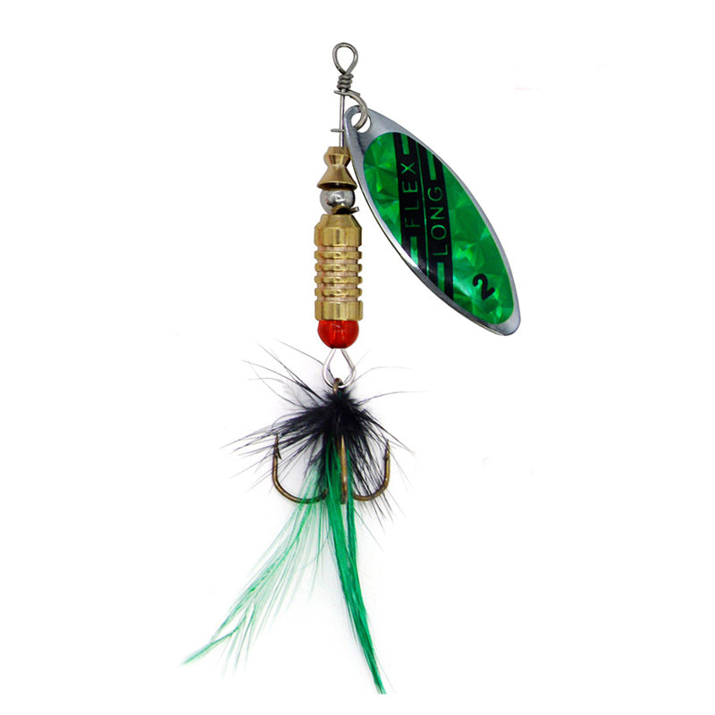 Leurre de pêche spinnerbait en métal