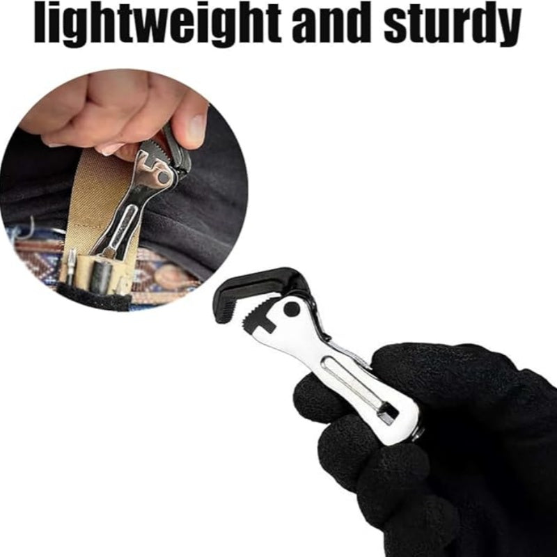 🔧50% DE RÉDUCTION💥Clé à Molette Micro Multifonction – Autodjustable, Portable & Polyvalente pour Bricolage🔩✨