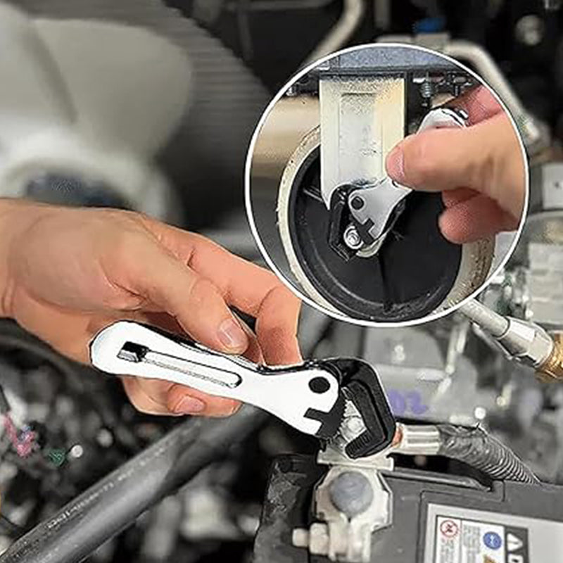 🔧50% DE RÉDUCTION💥Clé à Molette Micro Multifonction – Autodjustable, Portable & Polyvalente pour Bricolage🔩✨