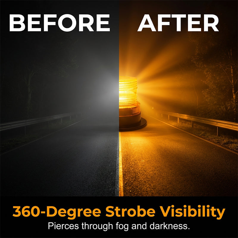 💡50 % de réduction🔥Gyrophare magnétique à LED pour situations d'urgence