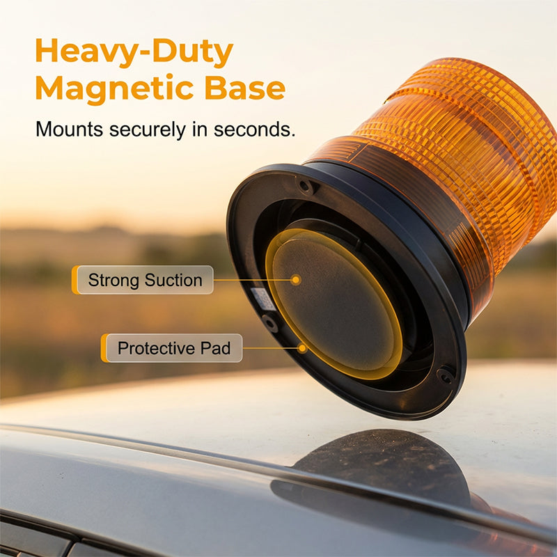 💡50 % de réduction🔥Gyrophare magnétique à LED pour situations d'urgence