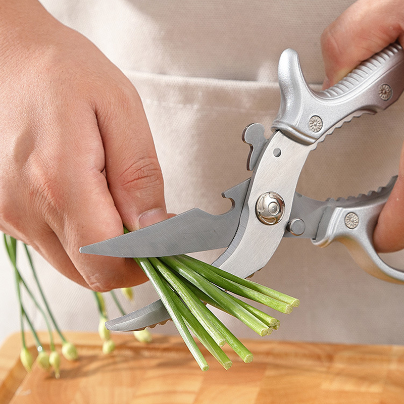 ✂️✨🍗Ciseaux de Cuisine Multifonctions 5-en-1 – Acier Inox 3Cr13, Ergonomiques & Sécurité (Offre Limitée)