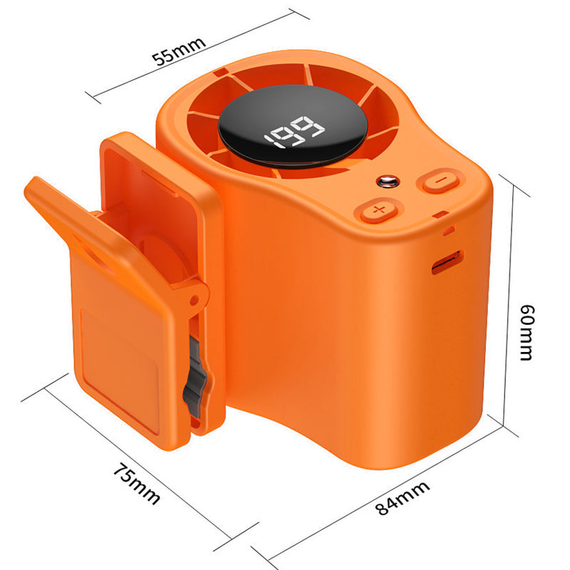 🌀PROMO FLASH 50%🌬️Ventilateur Personnel USB Mains Libres – Fixation Grille Aération Voiture ou Bureau, Écran LED, Silencieux (<36dB), Batterie 2000/4000mAh, 3 Couleurs🚗