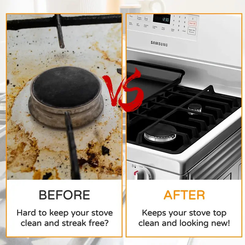 🎉 Soldes 2026 — Plus de 35 800 vendus!🔥 Protège‑Brûleurs Réutilisables pour Cuisinière à Gaz