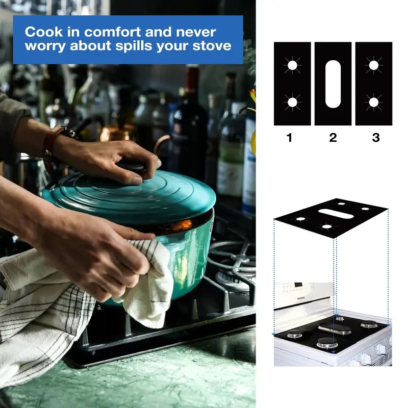 🎉 Soldes 2026 — Plus de 35 800 vendus!🔥 Protège‑Brûleurs Réutilisables pour Cuisinière à Gaz