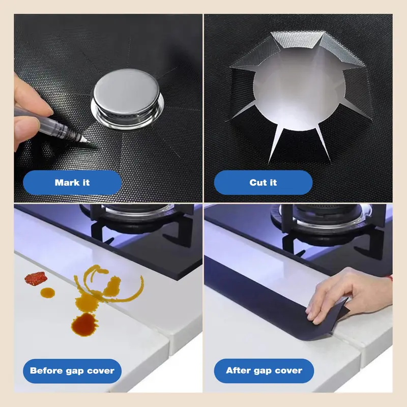🎉 Soldes 2026 — Plus de 35 800 vendus!🔥 Protège‑Brûleurs Réutilisables pour Cuisinière à Gaz