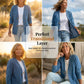 🧥50% DE RÉDUCTION!👖Veste en Jean Classique à Boutons pour Femme – Style Intemporel, Coton Respirant & Idéale Pour Les Superpositions🌸