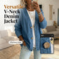 🧥50% DE RÉDUCTION!👖Veste en Jean Classique à Boutons pour Femme – Style Intemporel, Coton Respirant & Idéale Pour Les Superpositions🌸