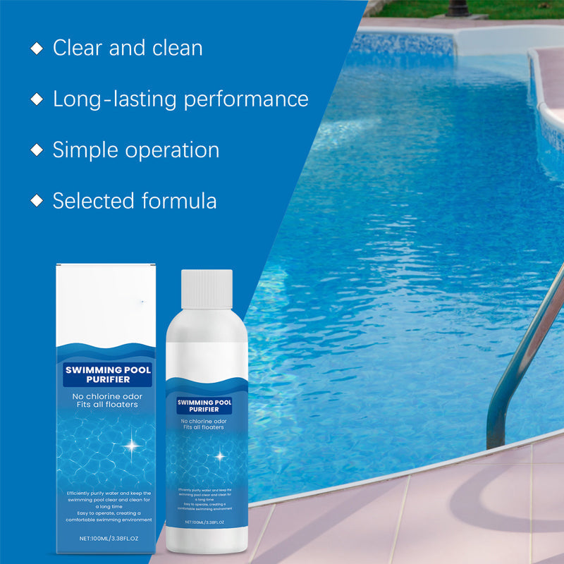 💧🌊🚀 PROMO -50% ! Liquide de Rinçage au pH Neutre – Élimine Eau Verte, Sans Odeur de Chlore (130 ml)