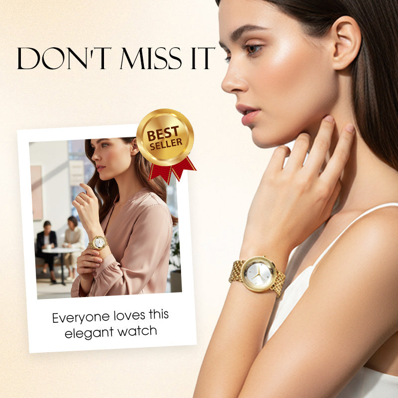⌚ 50% DE RÉDUCTION! ✨ Montre Rétro Femme avec Strass – Design Élégant, Cadre Diamant & Parfaite Pour Toute Occasion 💎