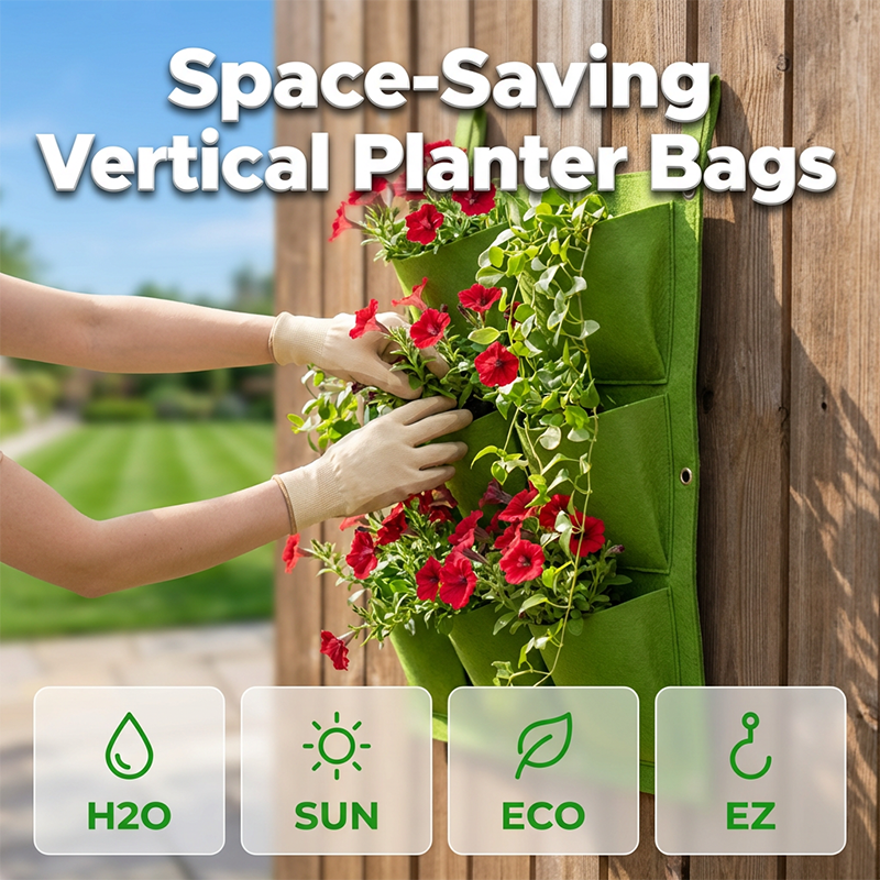 Sacs de plantation verticaux gain de place