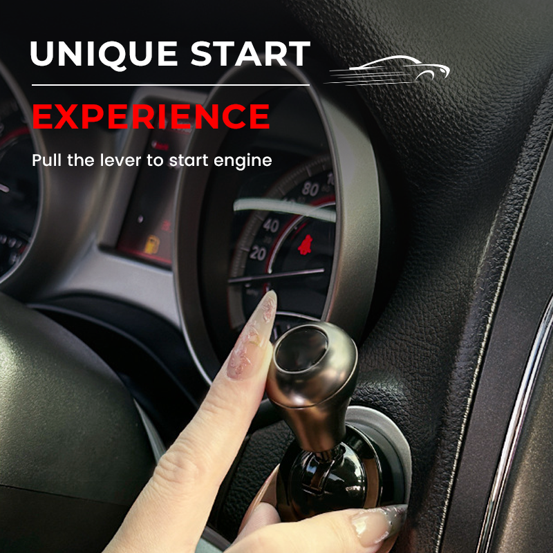 🚗✨PROMO -50%🔧Levier de Démarrage à un Bouton pour Voiture – Design Ergonomique, Alliage/ABS Durable (4 Couleurs, Types A/B)