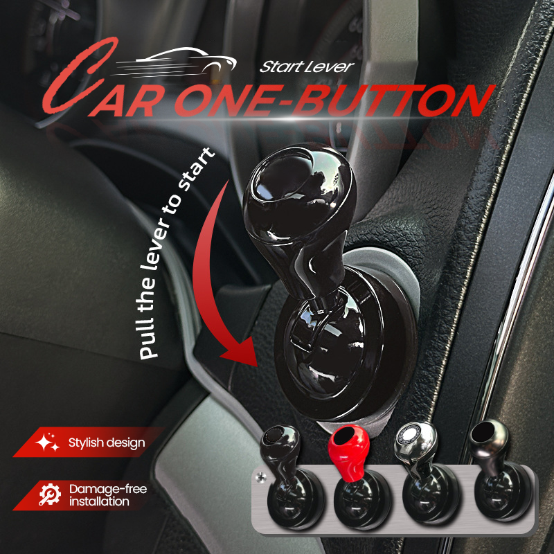 🚗✨PROMO -50%🔧Levier de Démarrage à un Bouton pour Voiture – Design Ergonomique, Alliage/ABS Durable (4 Couleurs, Types A/B)